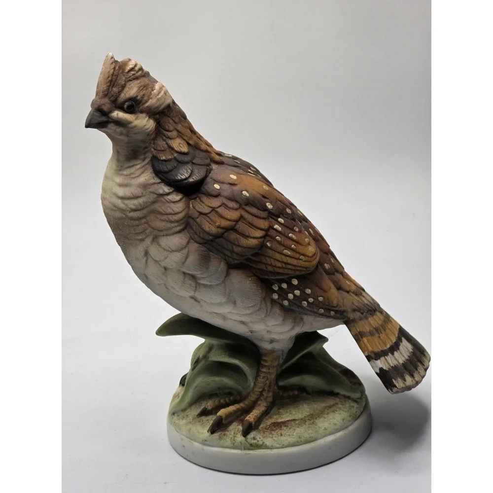 Ruffed Grouse Bird Porcelain Vintage Napco Figurine Limited Edition Series C-672